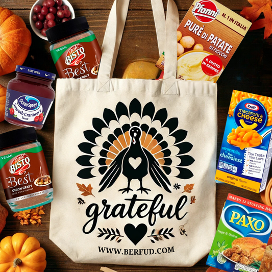 Thanksgiving Premium Box con Tote Bag - Kit Completo con Gravy Speciale