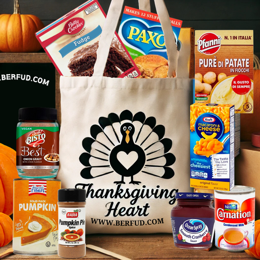 Thanksgiving Deluxe Box con Tote Bag - Kit Completo per Cena e Dessert