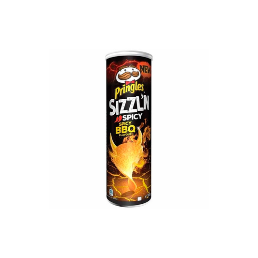 Pringles Sizzl'n Spicy Bbq Crisps 180G
