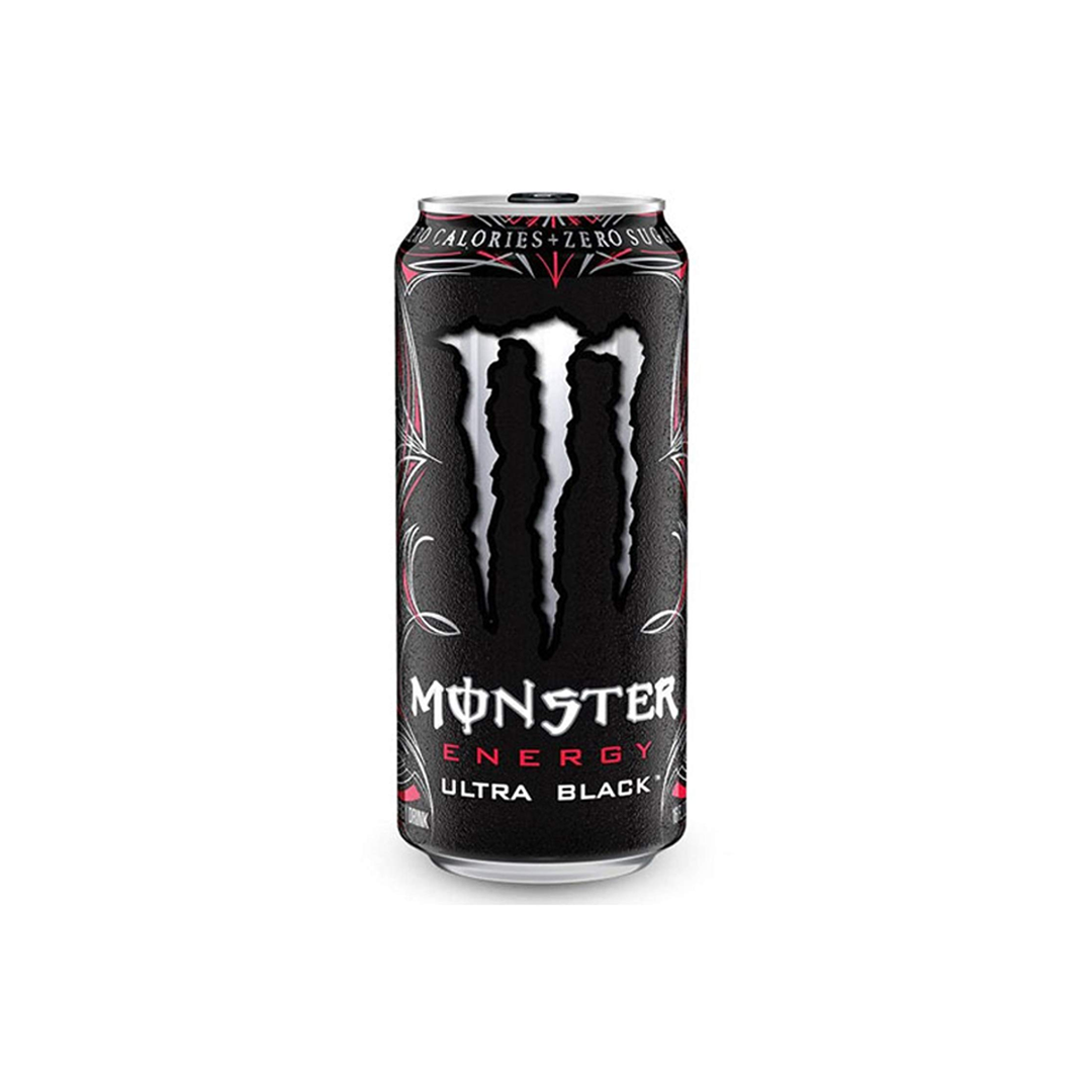 Monster Energy Ultra Black 500Ml, Zero Sugar. Zero Calories