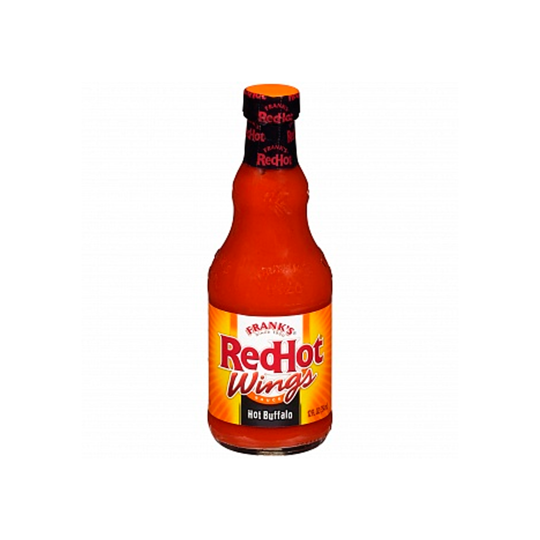 Salsa piccante - Frank's Red Hot Wings Sauce Hot Buffalo Grande 354Ml