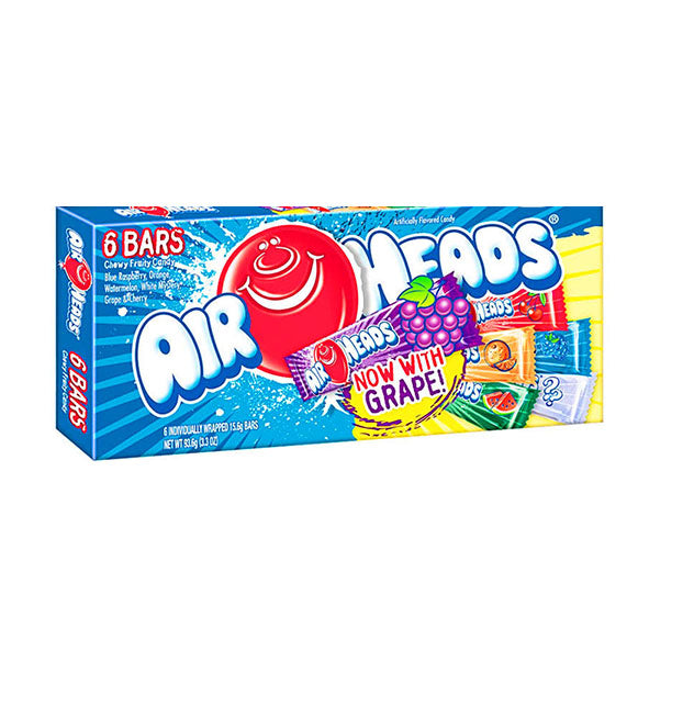 Airheads Gummy Candies - Box of 6