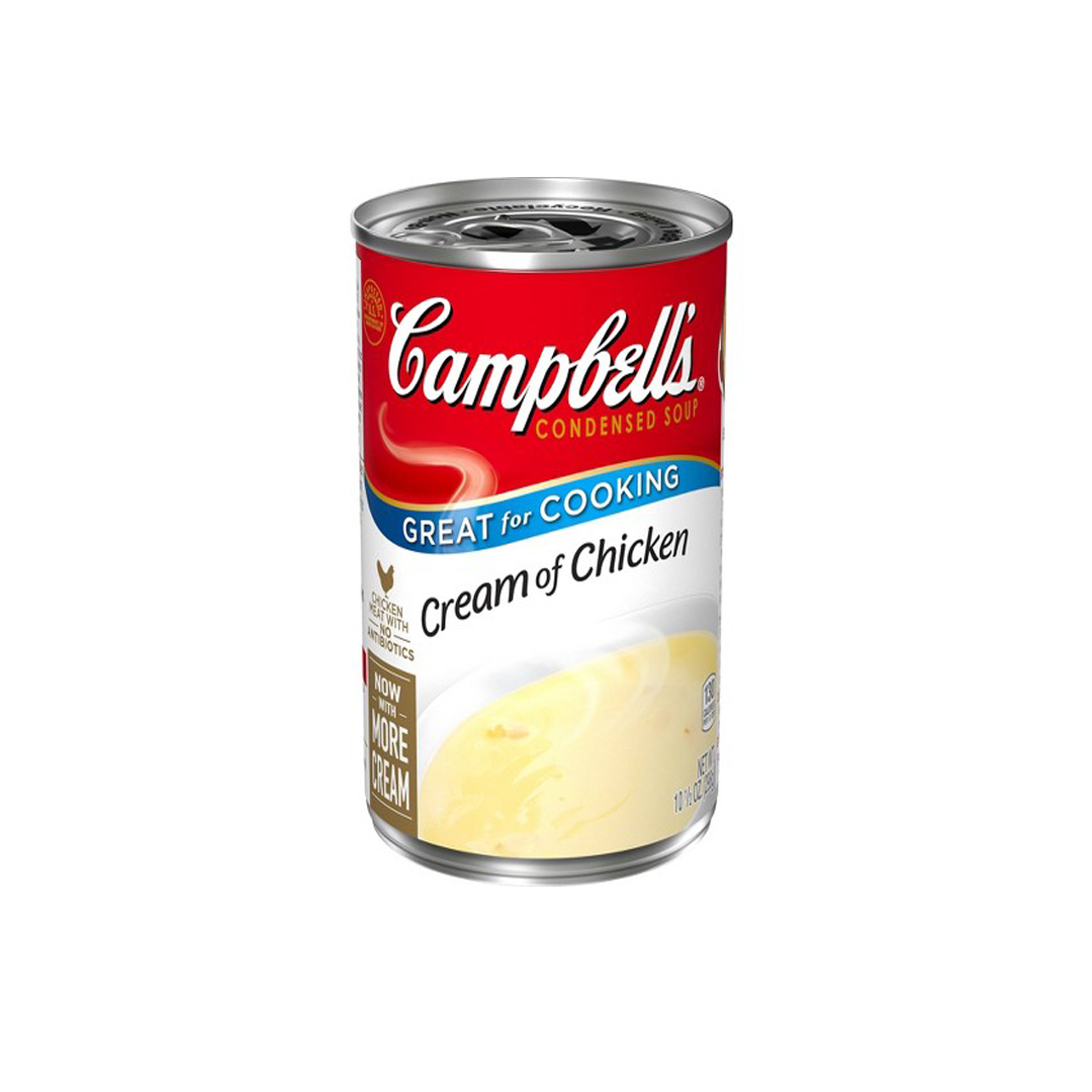 Campbell's Condensed Soup Cream Of Chicken - Crema Di Zuppa Condensata Di Pollo  (295G)