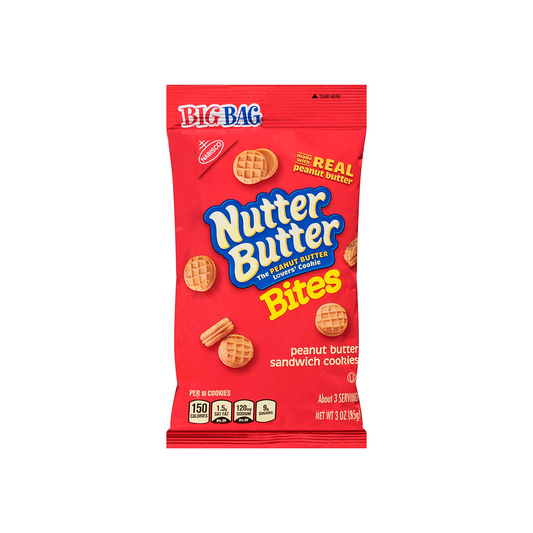 Nutter Butter Bites , biscotti ripieni di crema al burro di arachidi