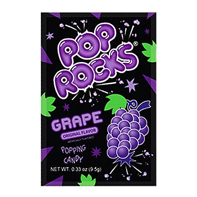 Pop Rocks Grape - Caramelos gaseosos con sabor a uva