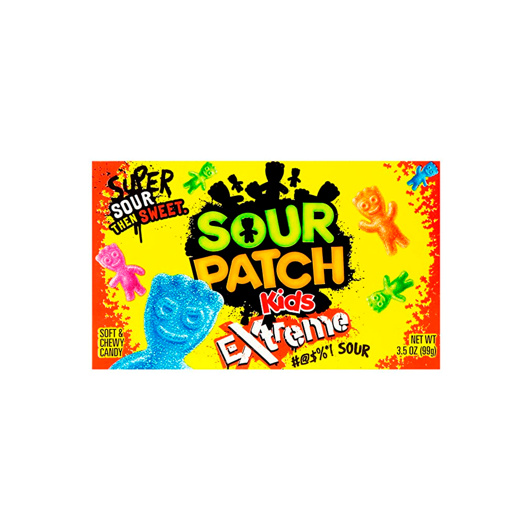 Sour Patch Kids Extreme  -  caramelle frizzanti e gommose alla frutta da 99G