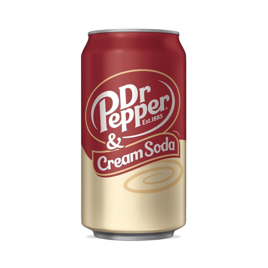 Dr Pepper Cream Soda - Bevanda al gusto vaniglia 355 ml