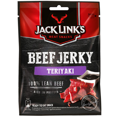 JACK LINK'S BEEF JERKY TERIYAKI - Sabor a teriyaki de carne seca