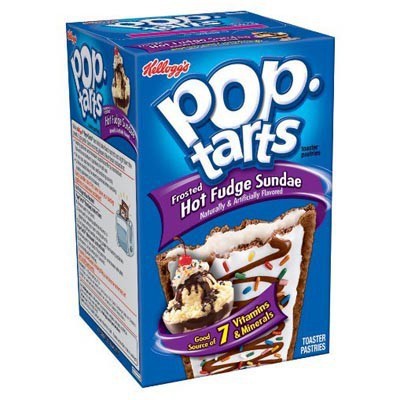 Pop Tarts Frosted Hot Fudge Sundae, Biscotti con ripieno al gelato vaniglia
