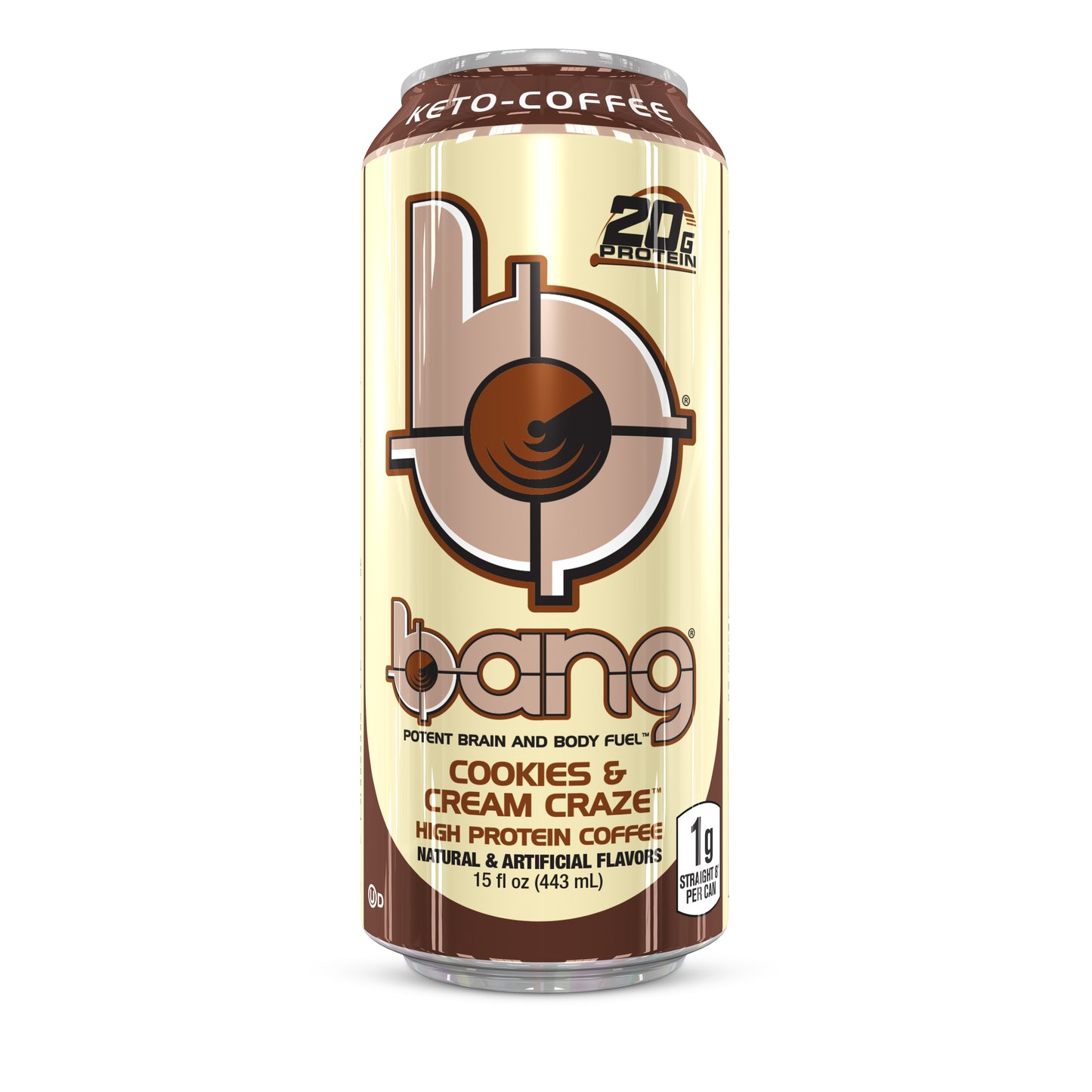 Bang Cookies & Cream Craze - Bibita Energetica Al Caffè E Cioccolato (473Ml)
