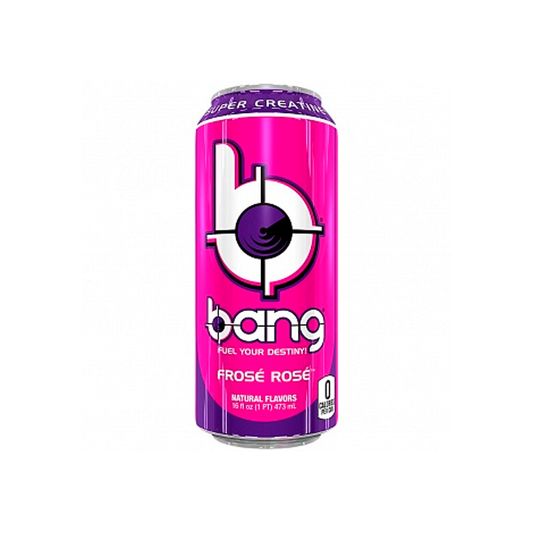 Bang Energy Frosé Rosé, Bebida energética con sabor a vino rosado (473Ml)