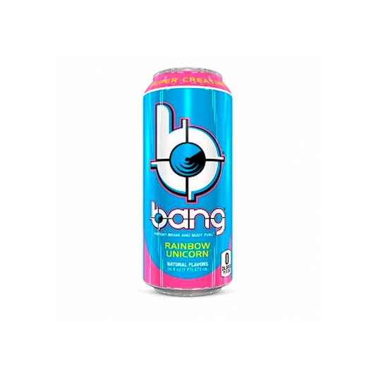 Bang Energy Rainbow Unicorn - Bebida Energética Sabor Fruta Mix (473Ml)