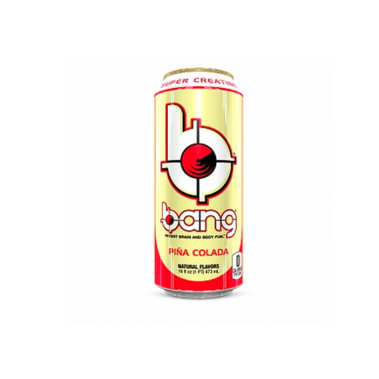 Bang Energy Whole Lotte Piña Colada - Bebida Energética Sabor Piña Colada (473 Ml)