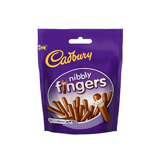 Cadbury Nibbly Fingers Pouch - Stecchini Ricoperti Di Cioccolato (125G)