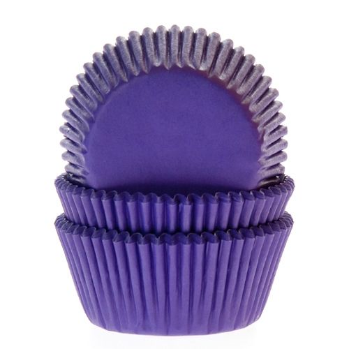 Cupcake cases, House of Marie - purple color (50 pieces)