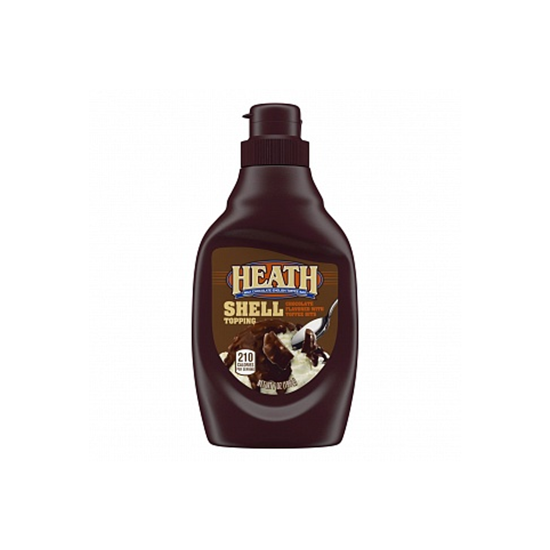 Heath Shell Topping Chocolate &amp; Toffee - Sirope De Chocolate Y Toffee 198 g