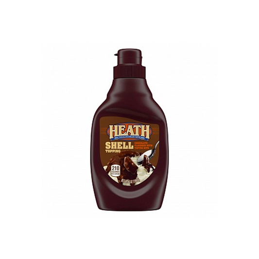 Heath Shell Topping Chocolate &amp; Toffee - Sirope De Chocolate Y Toffee 198 g