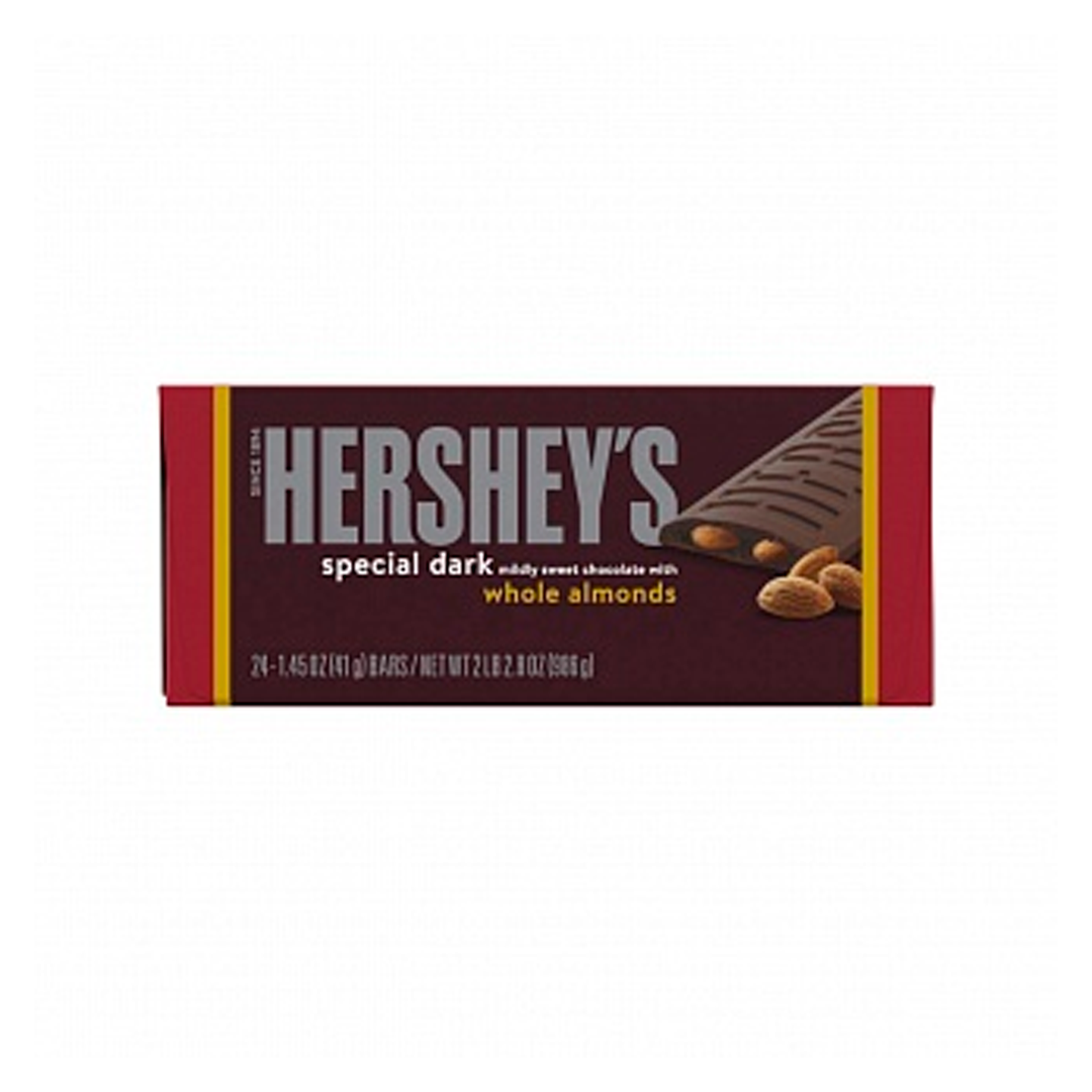 Hershey's Special Dark with Almonds - Cioccolato Fondente con Mandorle Intere 41g
