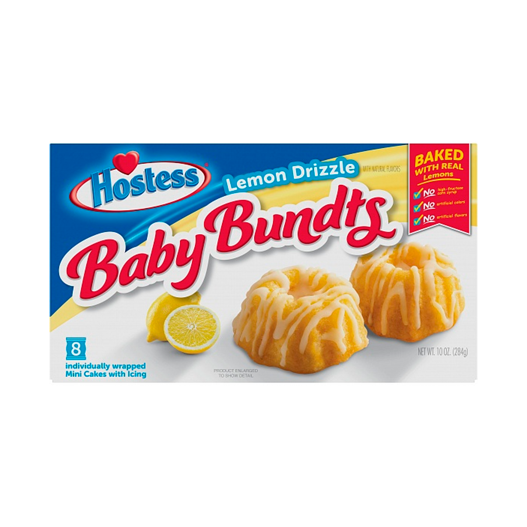 Hostess Baby Bundts Lemon Drizzle - 10 pezzi