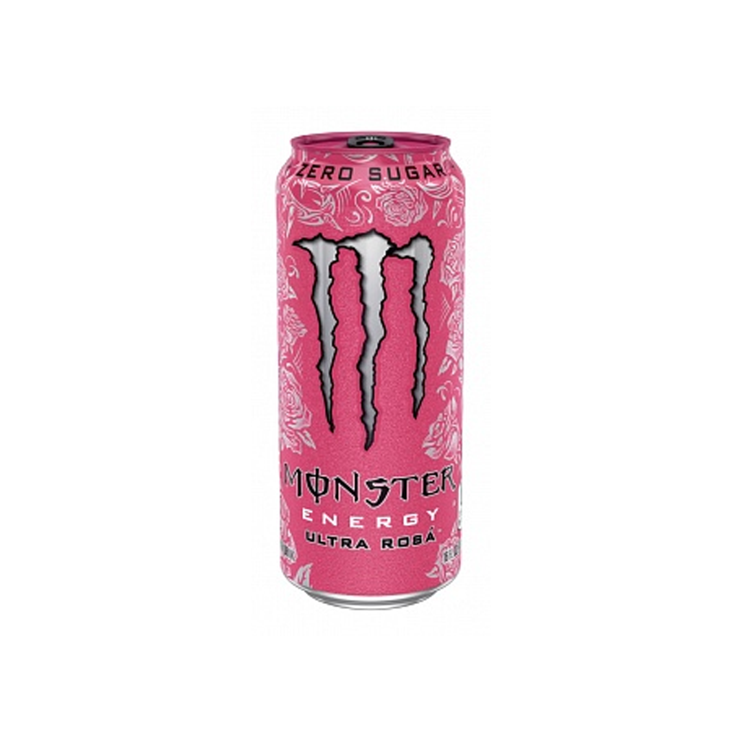 Monster Energy Ultra Rosa (versione USA) - Bevanda energetica gassata con caffeina 473ml