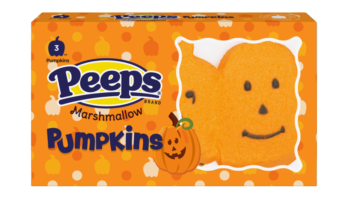 Peeps Marshmallow Pumpkin