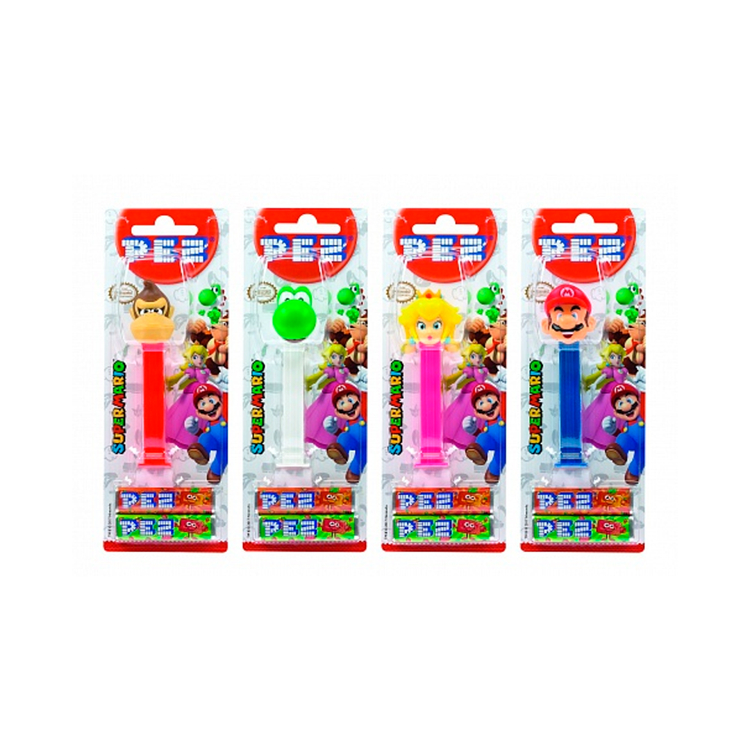 Pez Best of Nintendo Dispenser - PEZ SUPER MARIO CANDIES