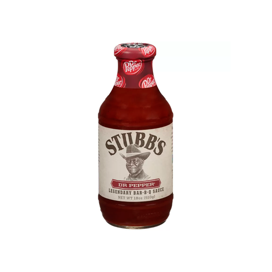 Stubb'S Smoked Flavor Sauce On Walnut Wood