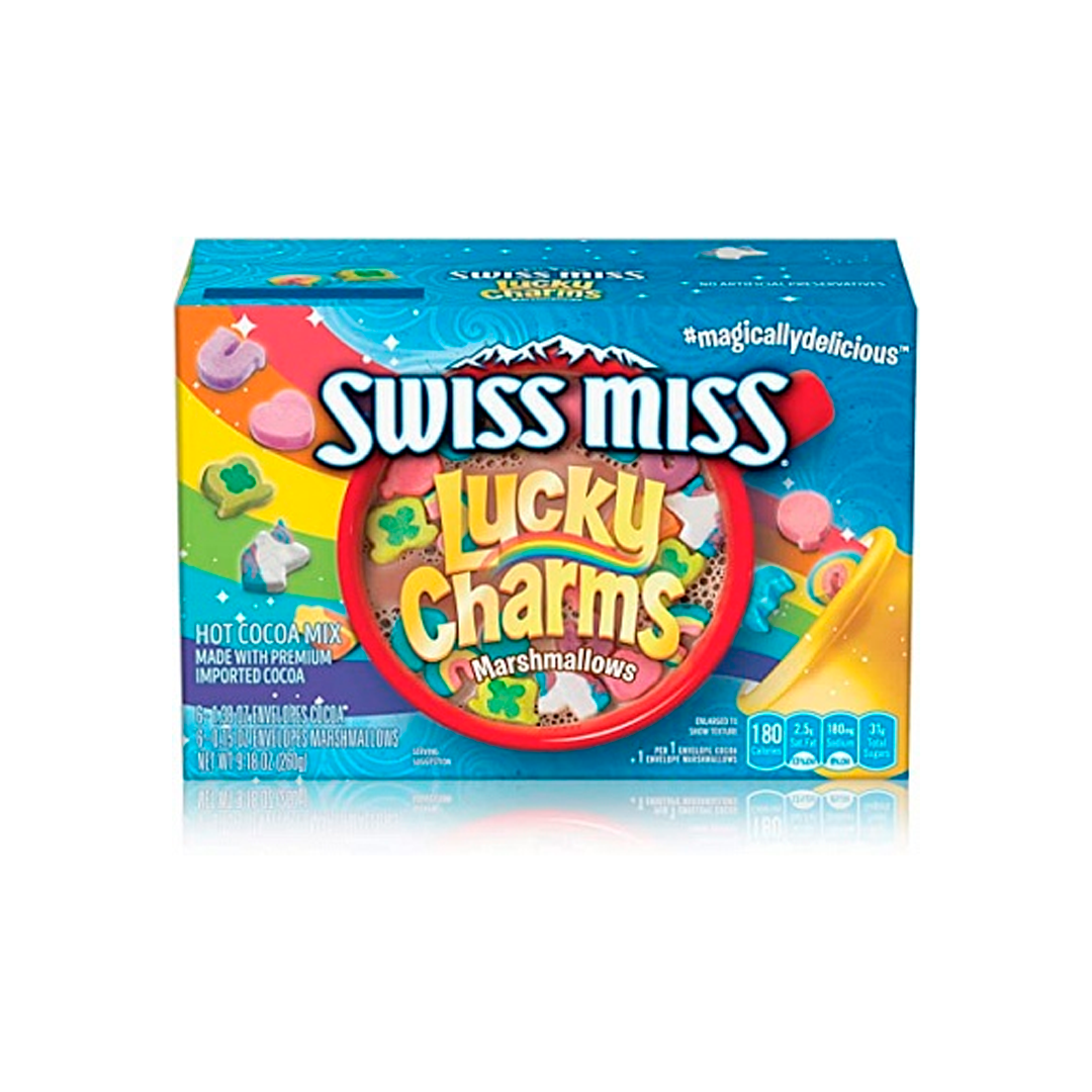 Swiss Miss Hot Cocoa Mix Lucky Charms - Hot chocolate mix with marshmallows
