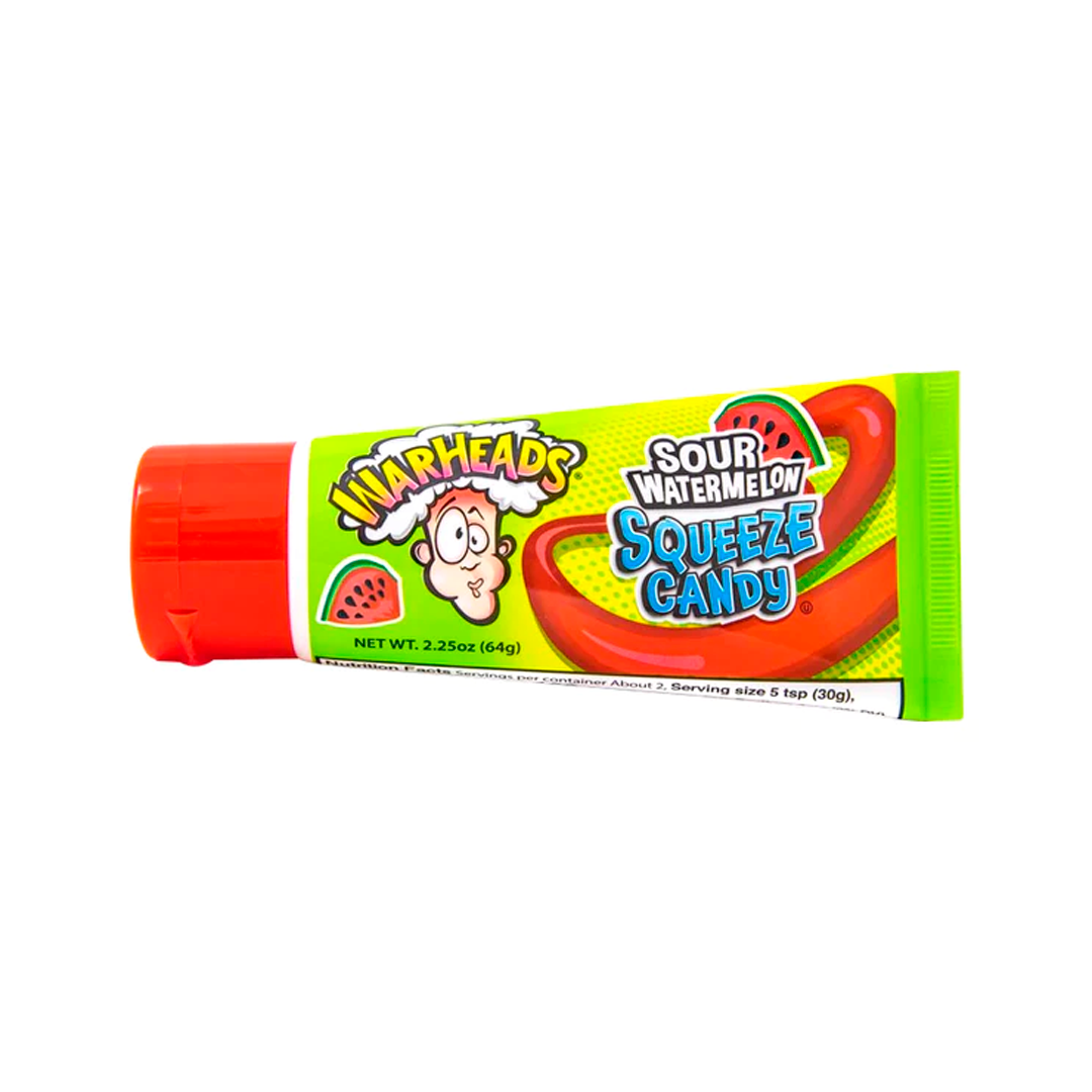 Warheads Squeeze Candy Sour Watermelon - Caramelle al gusto di anguria aspra (64g)