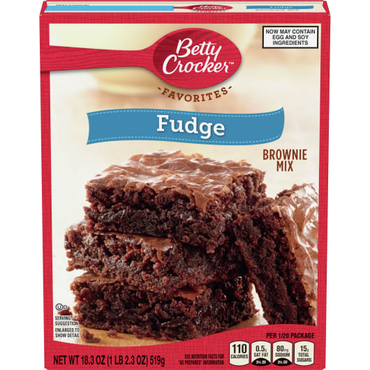 Betty Crocker Chocolate Fudge Brownie Mix - Creamy Brownie Mix - BERFUD  American Food