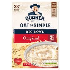 Quaker Oat So Simple Big Bowl Original