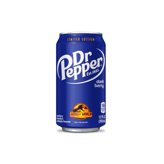 Dr. Pepper Dark Cherry, bebida con sabor a frustas del bosque 355 ml