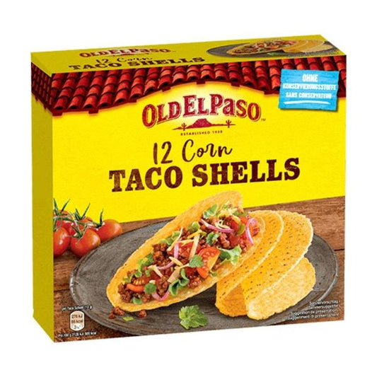 Old el paso Taco Shells (156g) (scatola con 12 Corn)