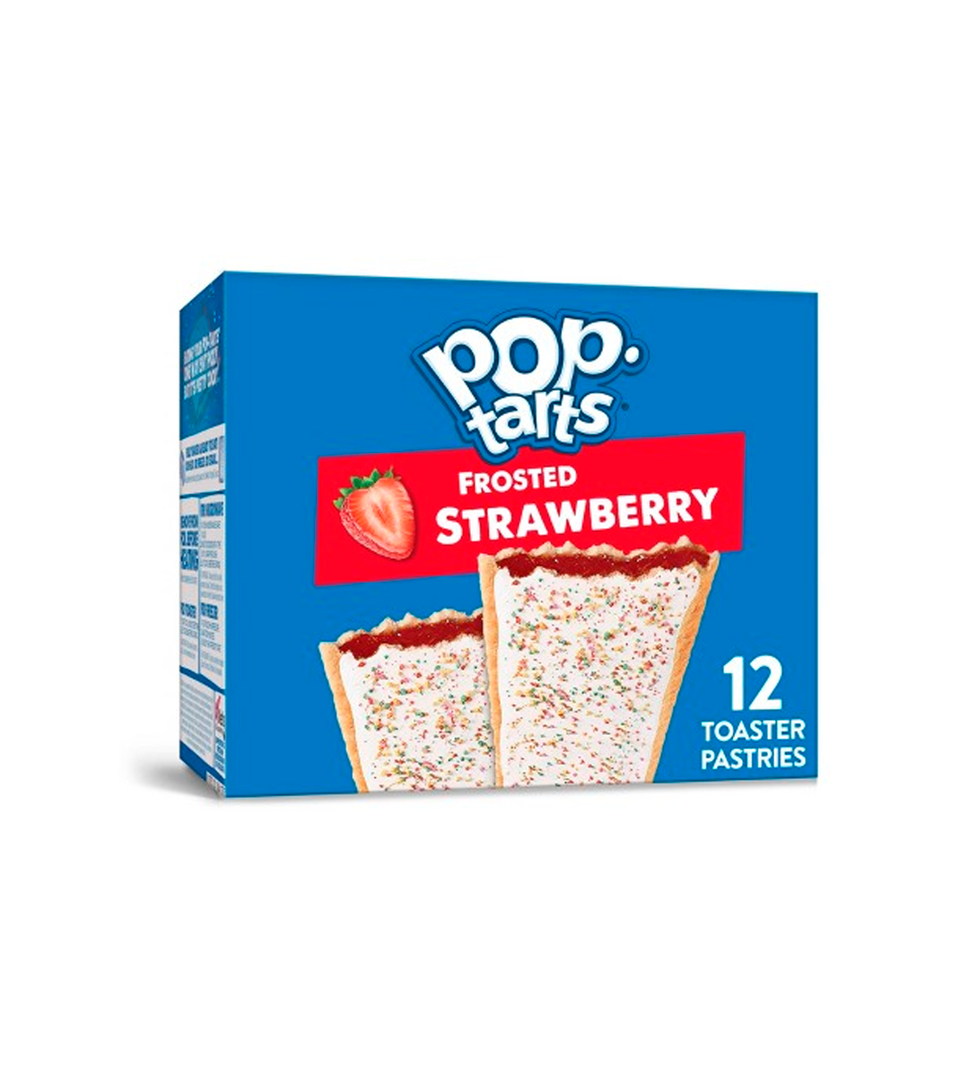 Pop Tarts Strawberry Grande 12 pezzi - Biscotti ripieni di crema alla Fragola