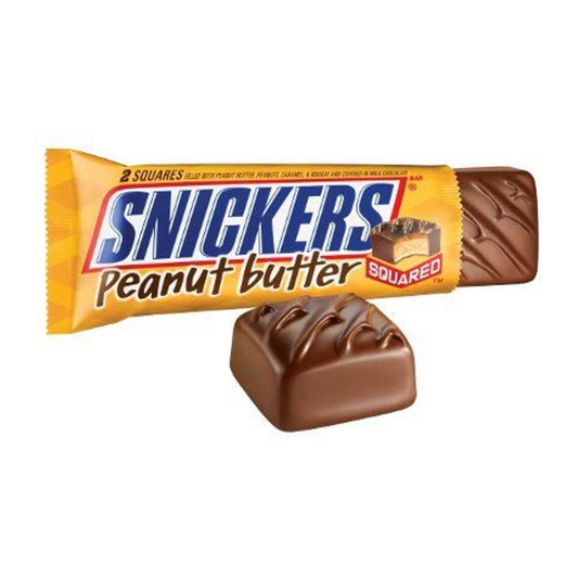 Snickers Peanut Butter Square, barras cuadradas.