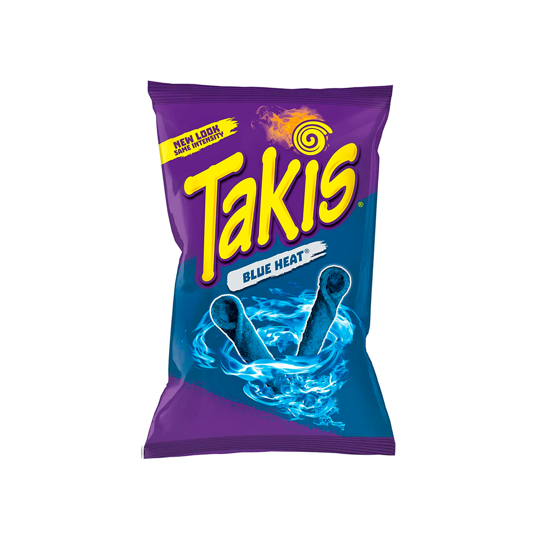 Takis Blue Heat, chips blu piccante 92.3 g