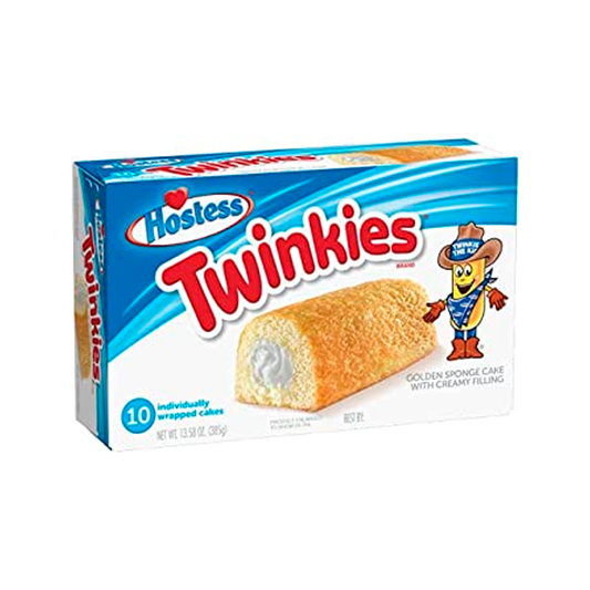Hostess Twinkies, Snacks rellenos de nata, pack de 10uds